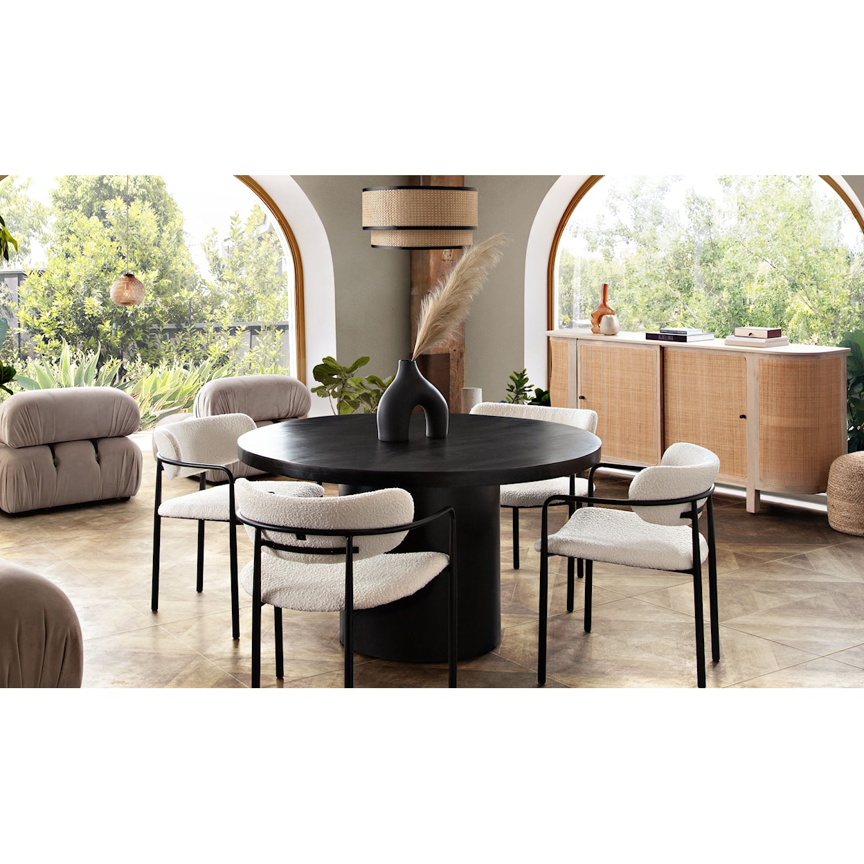 Diamond Sofa Furniture Rune Dining Table