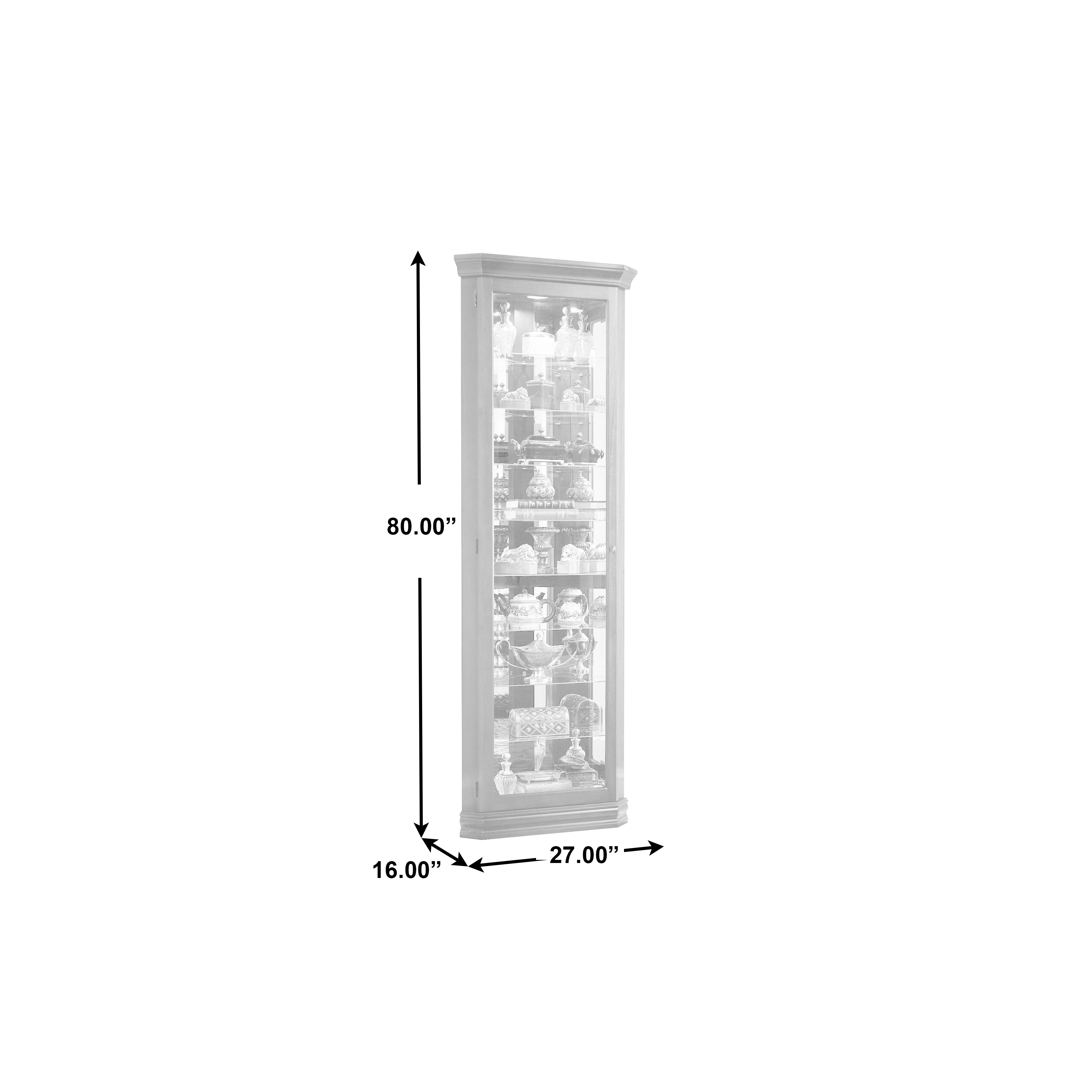 Pulaski Furniture Curios Living Room Corner Curio