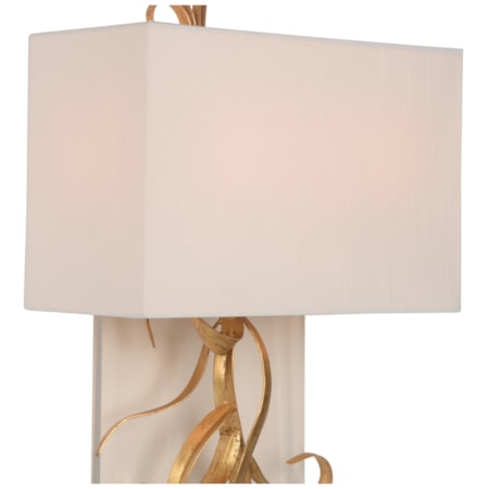 Curling Leaves Sconce W/ Acrylic