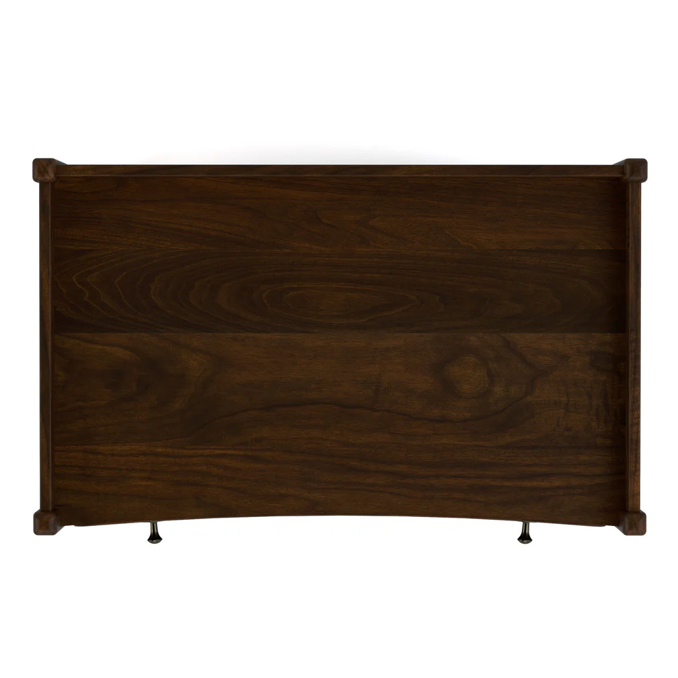 Stickley Hudson Valley Rectangular Scooped Nightstand w/Gallery Top