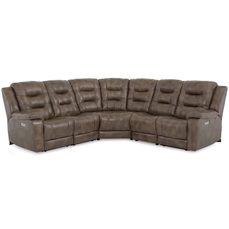 Leighton 5-Piece Power Reclining Sectional