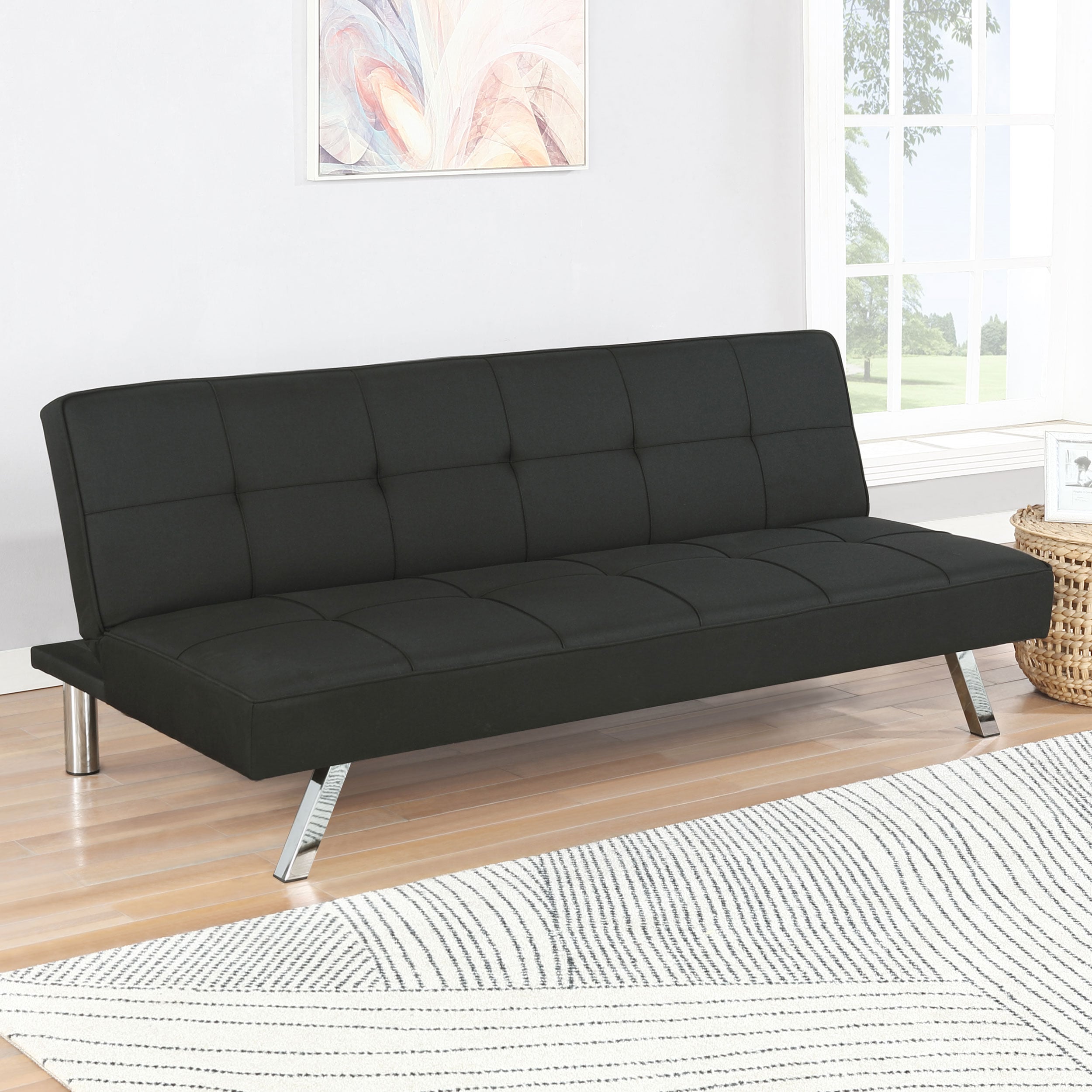 Joel Tufted Convertible Sofa Bed
