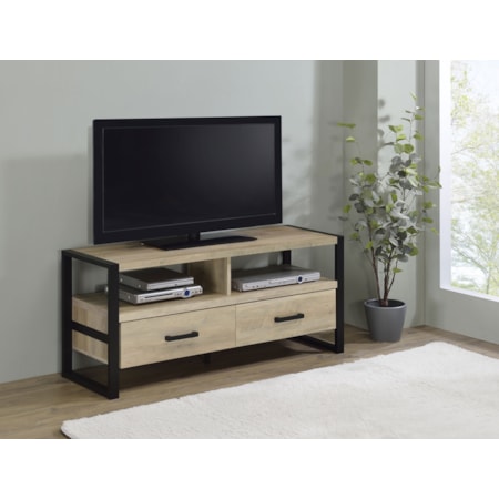 James 2-drawer 48&quot; TV Stand