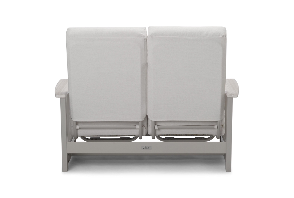 Supreme Hidden 2-Seat Glider w/Rustic Arms