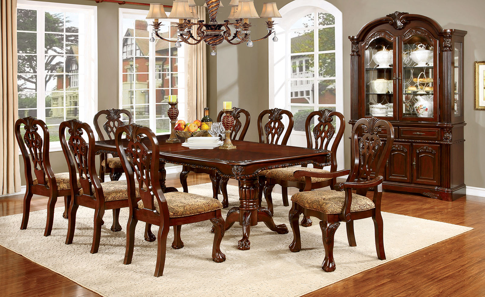 Traditional dining room sets cherry new arrivals