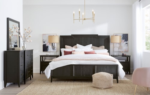 Transitional 5-Piece Queen Bedroom Set
