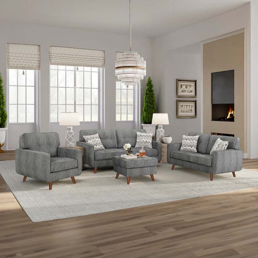 Legends Furniture Hollywood Upholstery Button-Tufted Chair