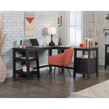 Trestle L-Shaped Desk