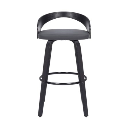 Open-Back Swivel Counter Stool