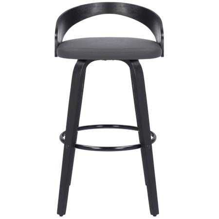 Open-Back Swivel Counter Stool