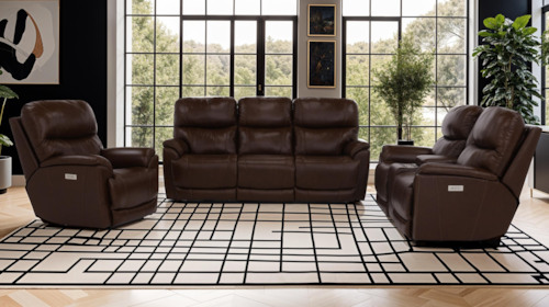 Casual 3-Piece Power Reclining Living Room Set