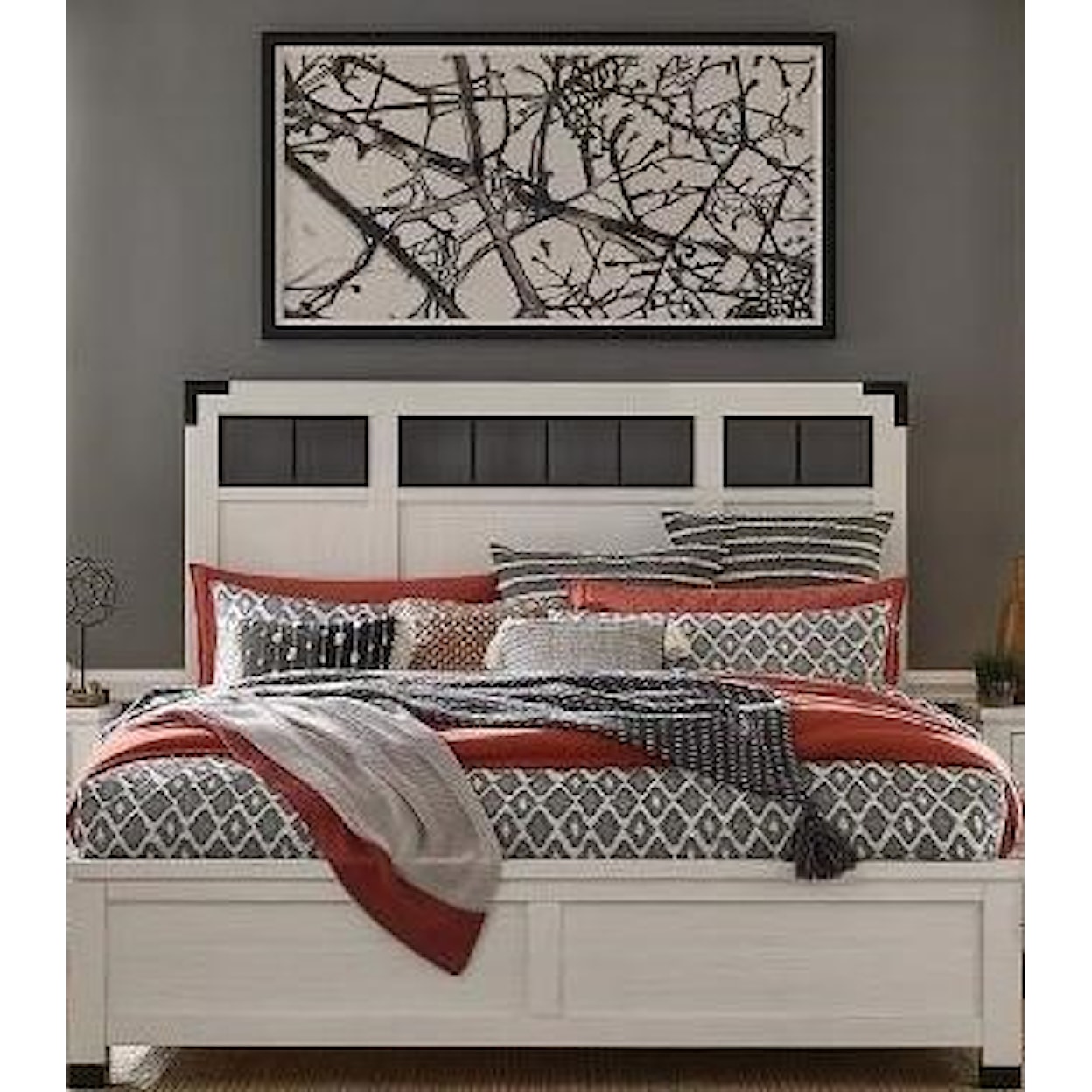 Magnussen Home Harper Springs Bedroom Queen Panel Bed