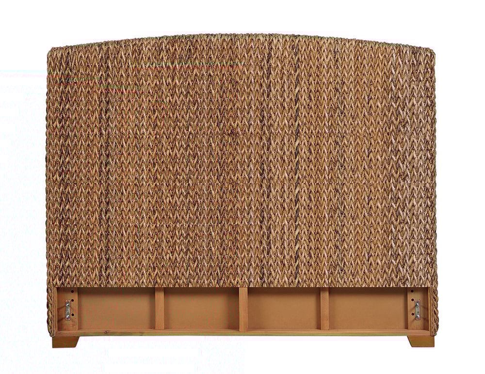 Woven Banana Leaf Queen Panel Headboard