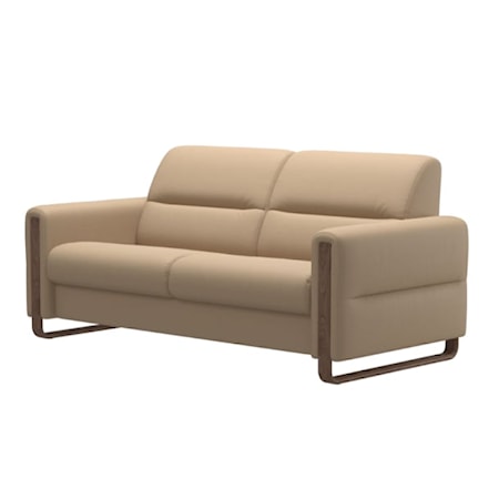 2.5-Seater Sofa with Wood Arms