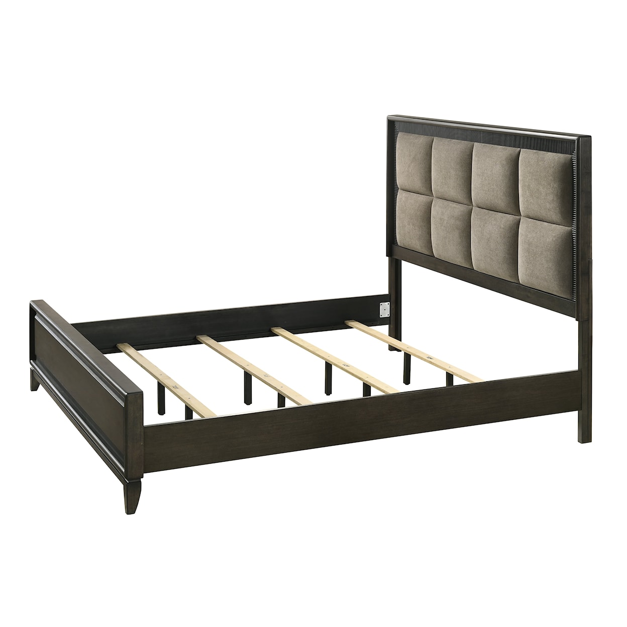 Crown Mark SARATOGA Queen Upholstered Bed