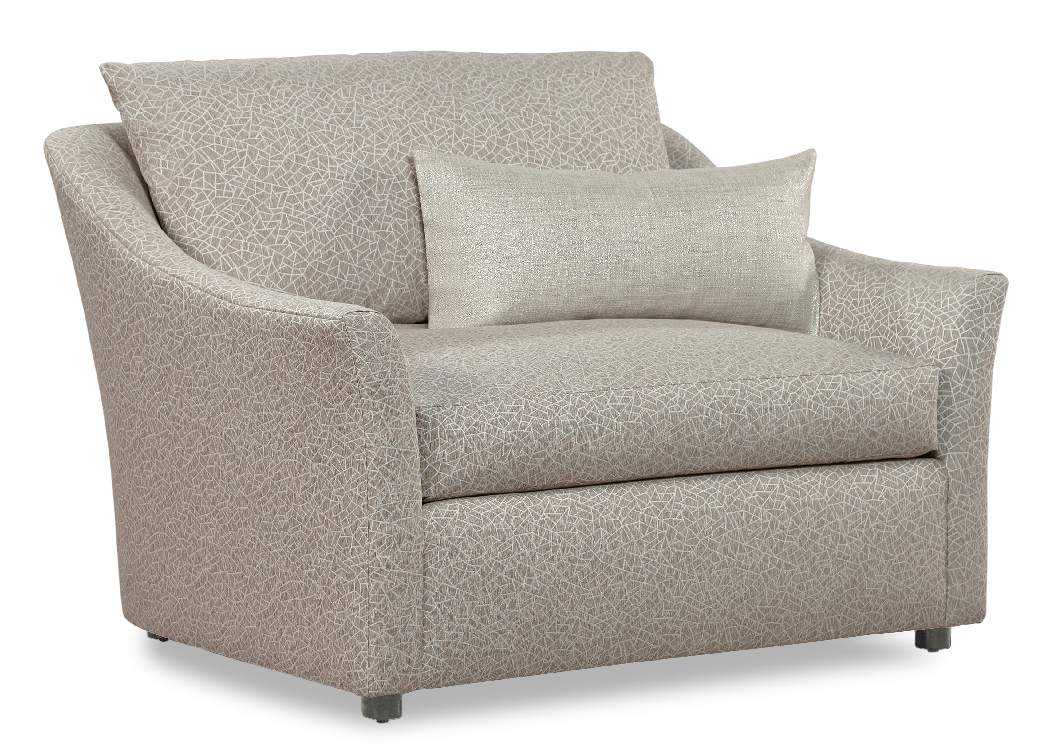 Upholstered Chair and a Half