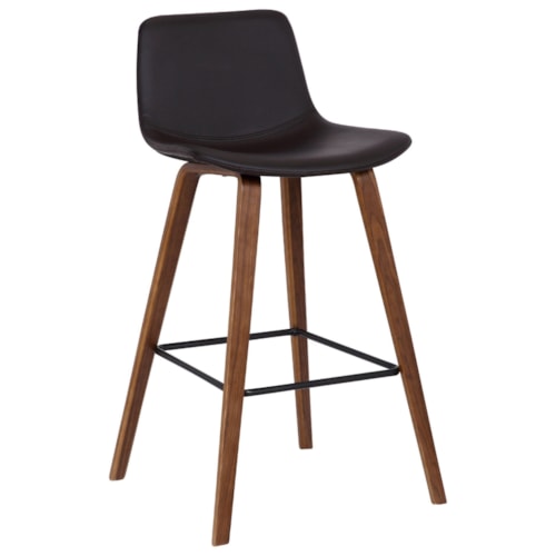 Contemporary Upholstered Counter Stool