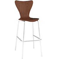 Minimalist Wood Bar Stool