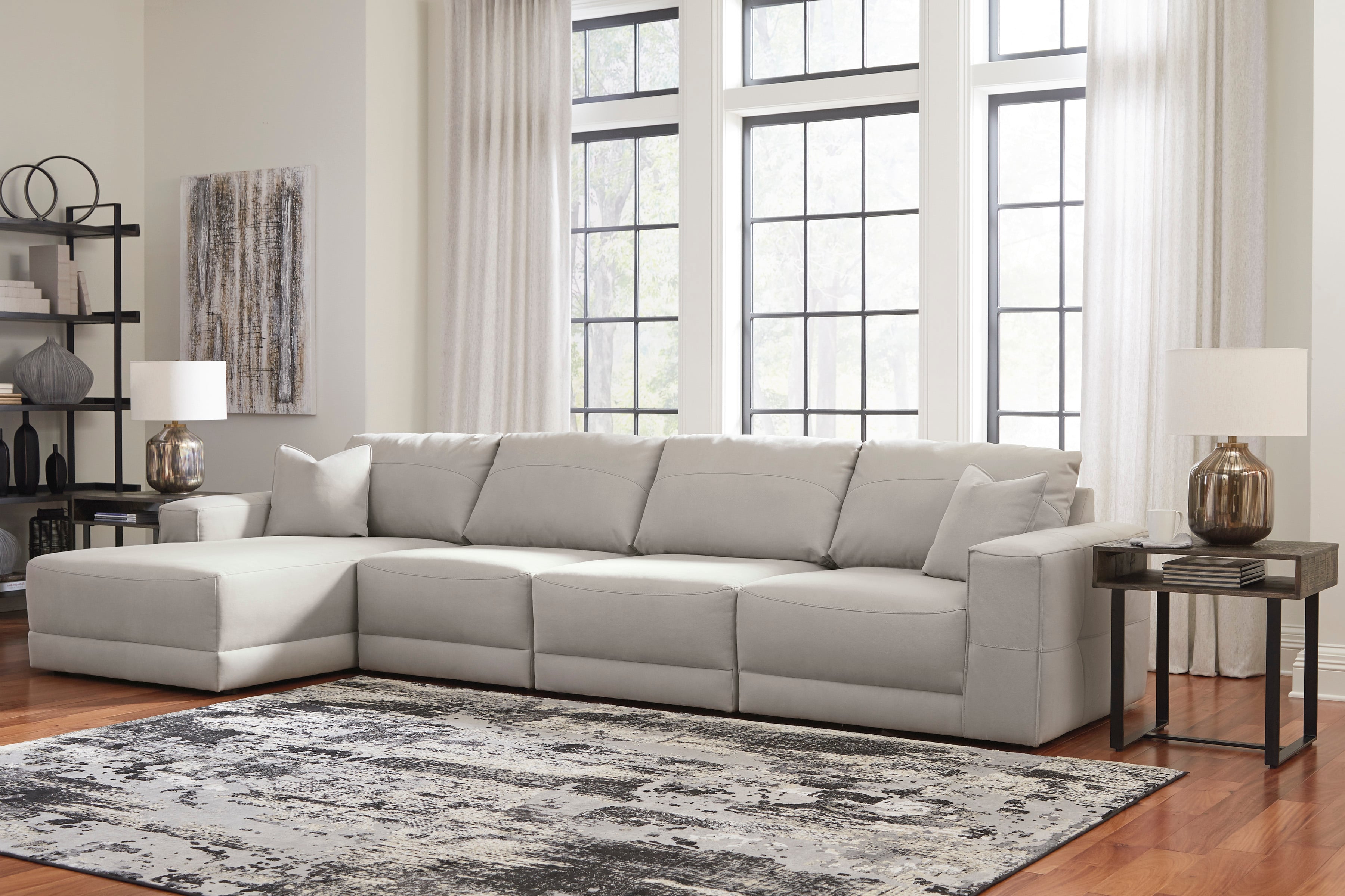 4-Piece Sectional Sofa with Chaise