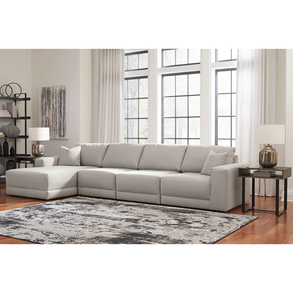 Ashley Furniture Benchcraft Next-Gen Gaucho 4-Piece Sectional Sofa with Chaise