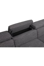 Steve Silver Zara Contemporary Power Reclining Sectional with Chaise