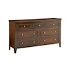 Archbold Furniture Belmont 7-Drawer Dresser