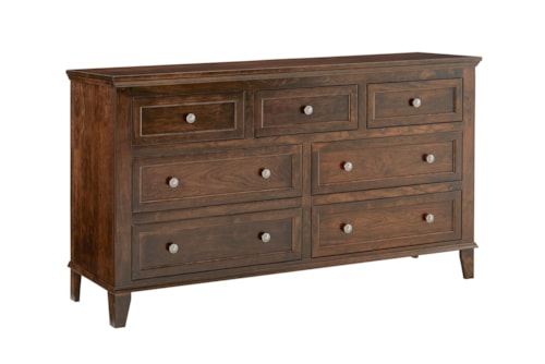 Transitional 7-Drawer Dresser