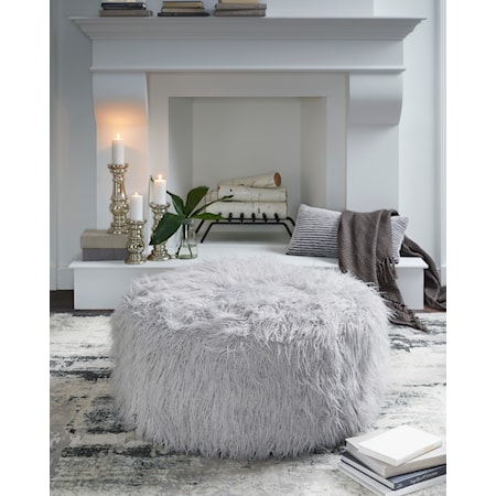 Oversized Accent Ottoman