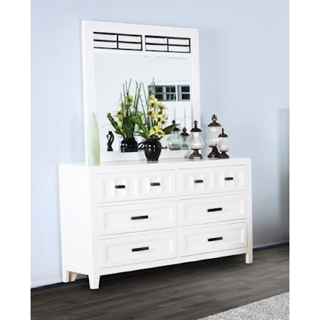 Dresser & Mirror Set