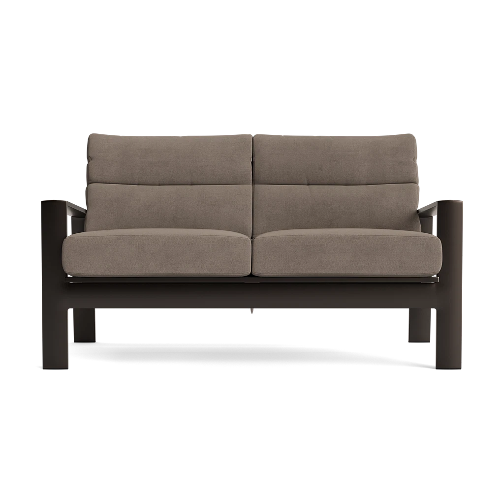 Cushioned Aluminum Loveseat