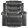 Homelegance Furniture Putnam Swivel Glider Reclining Chair