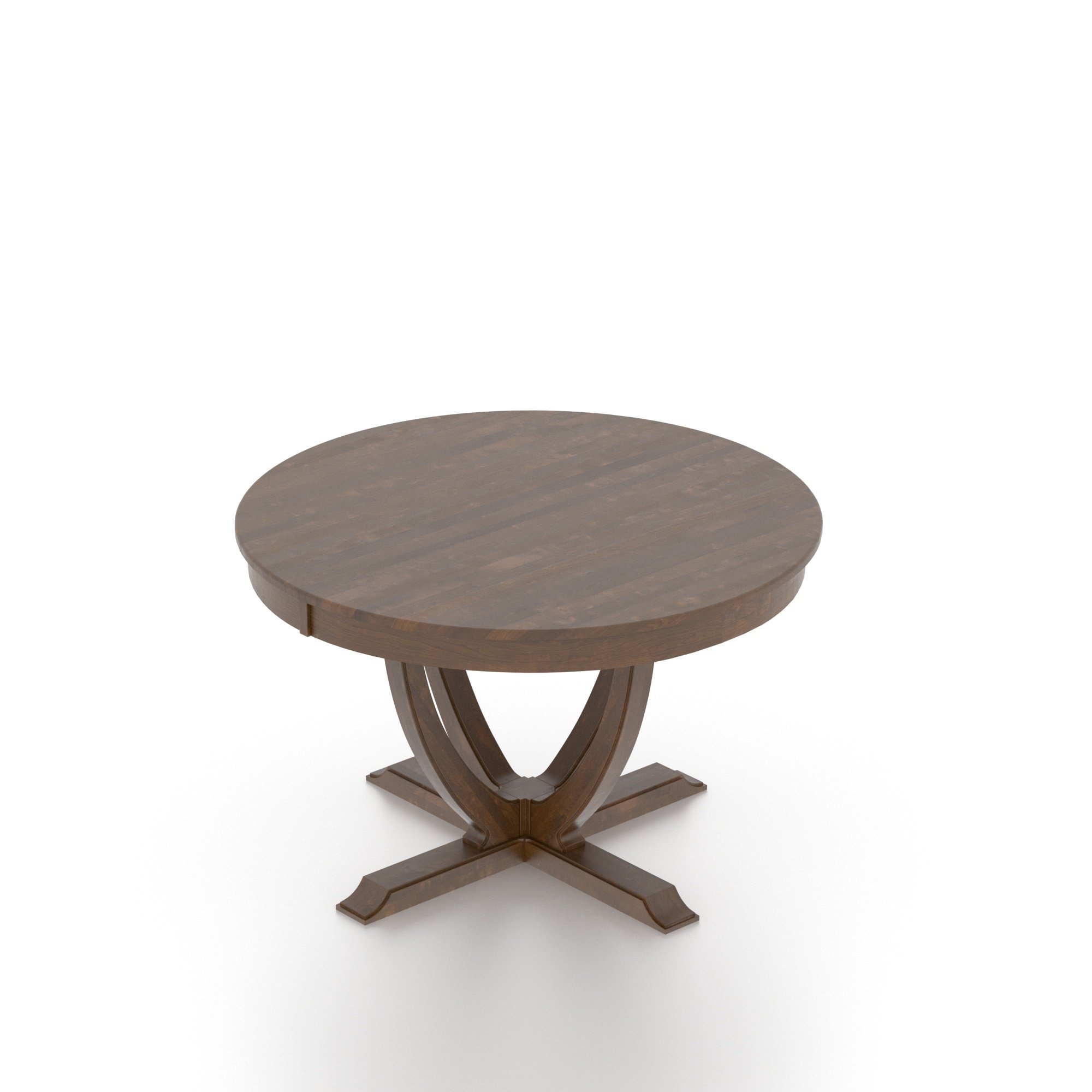 Round Table w/Rounded Pedestal Base