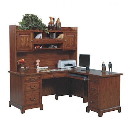 66&quot; Desk with 42&quot; Return