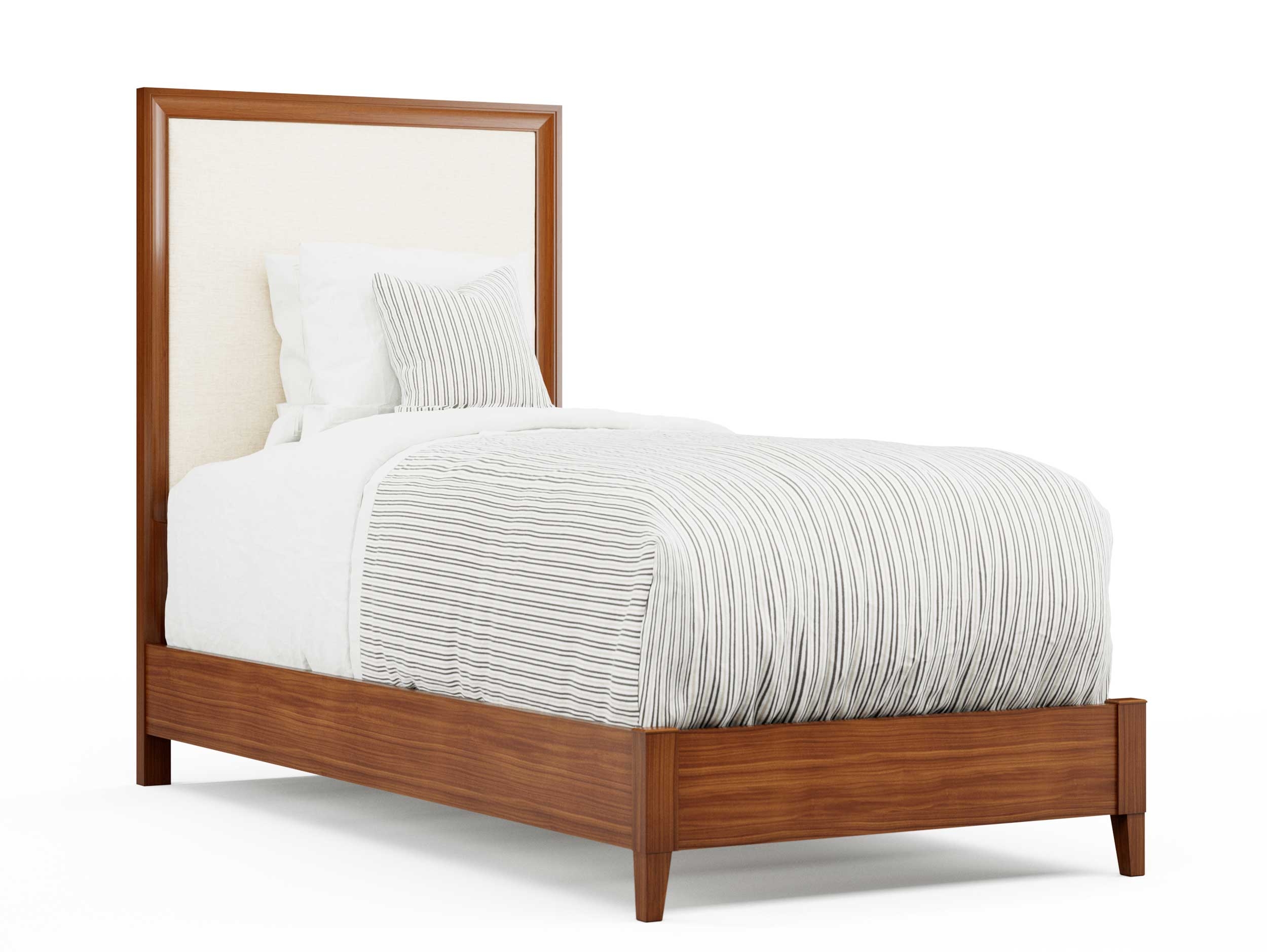 Twin XL Uph Bed with Low Footboard