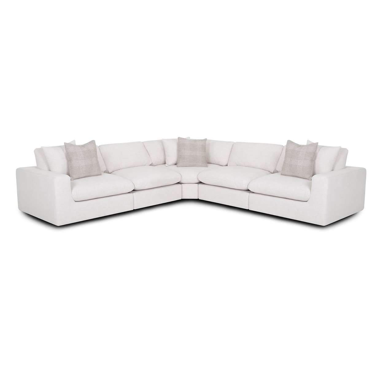Franklin 972 Darcy Sectional 5-Piece L-Shaped Modular Sectional