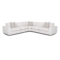 Casual 5-Piece L-Shaped Modular Sectional