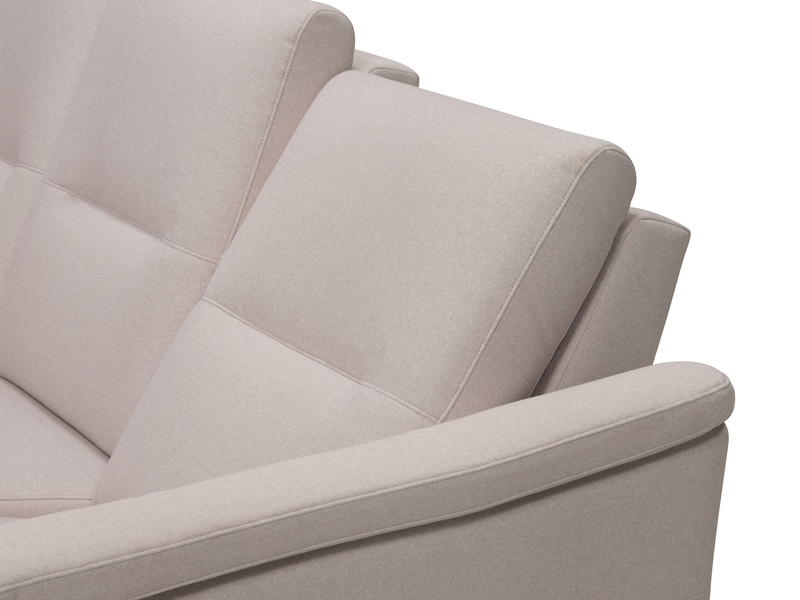 Palliser Oxford 4-Seat Corner Curve Oxford Console Sectional