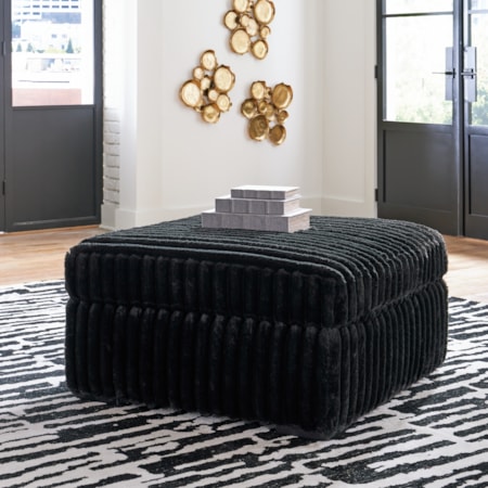 Oversized Accent Ottoman