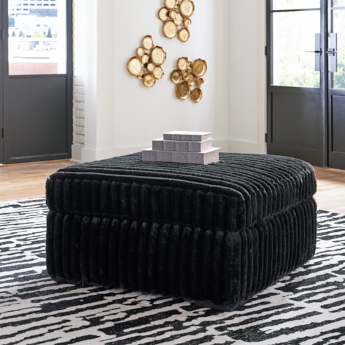 Oversized Accent Ottoman