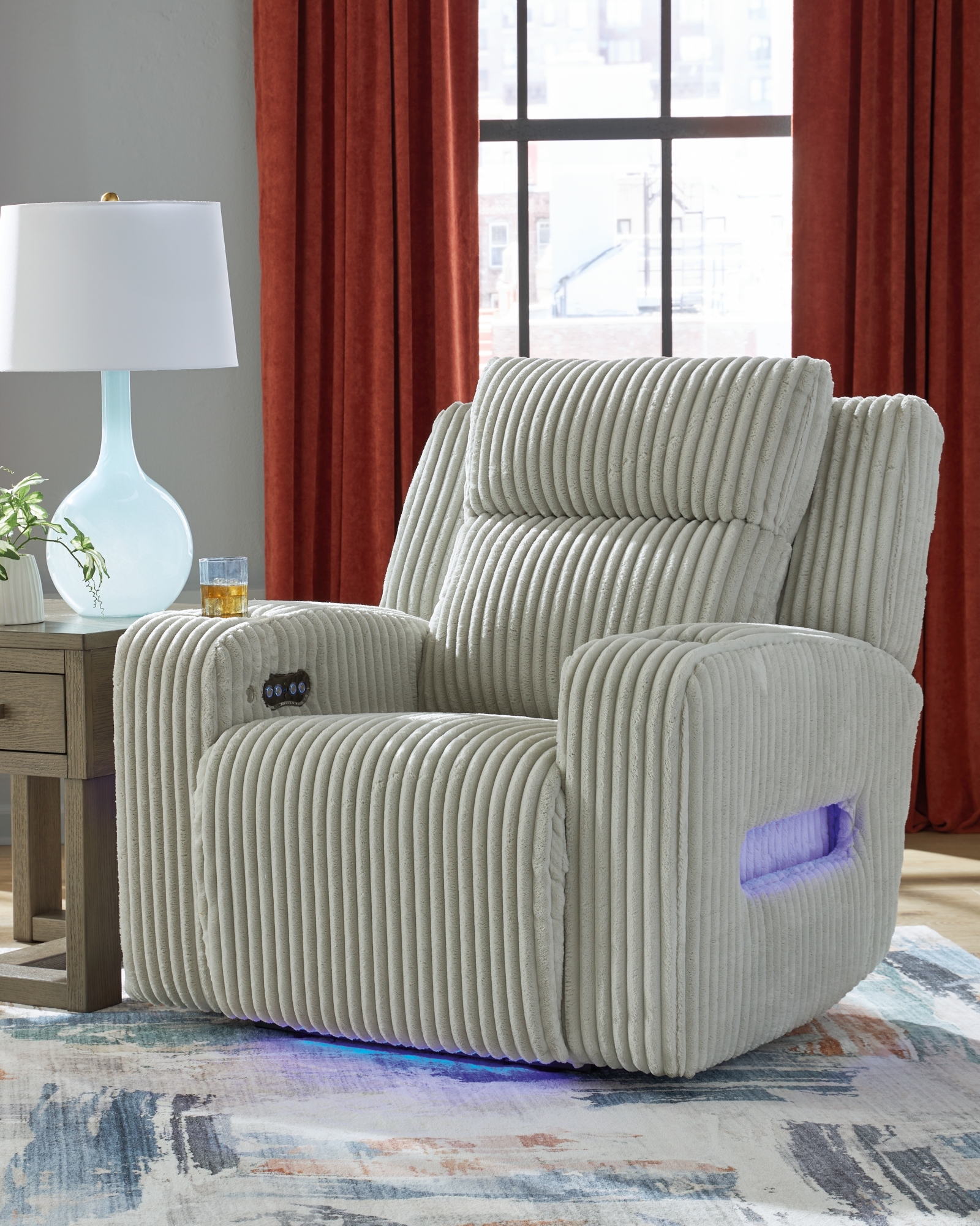 Signature Design by Ashley Forest Lake Power Reclining Loveseat And Power Recliner