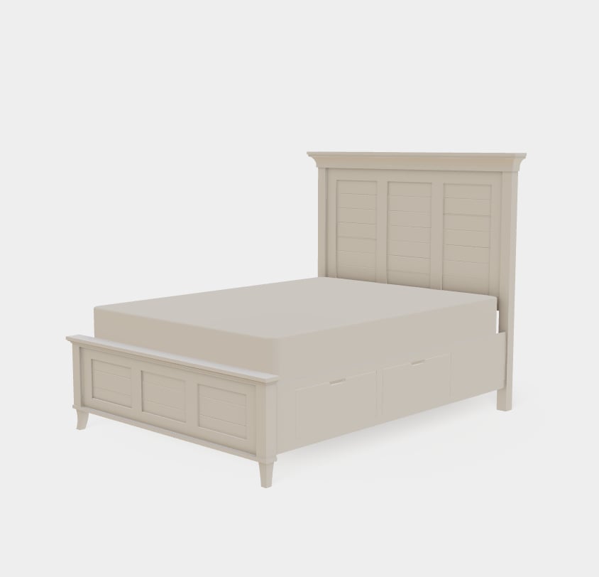 Queen Bothside Drawer Bed
