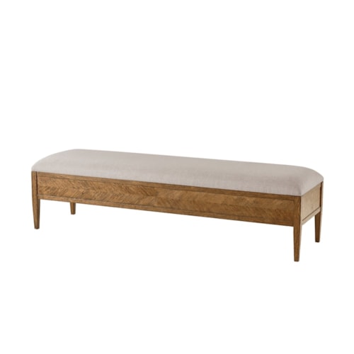 Transitional Accent Bench