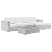 Outdoor 4-Piece Sectional Set