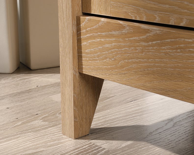 Sauder August Hill 3-Shelf Double Door Bookcase