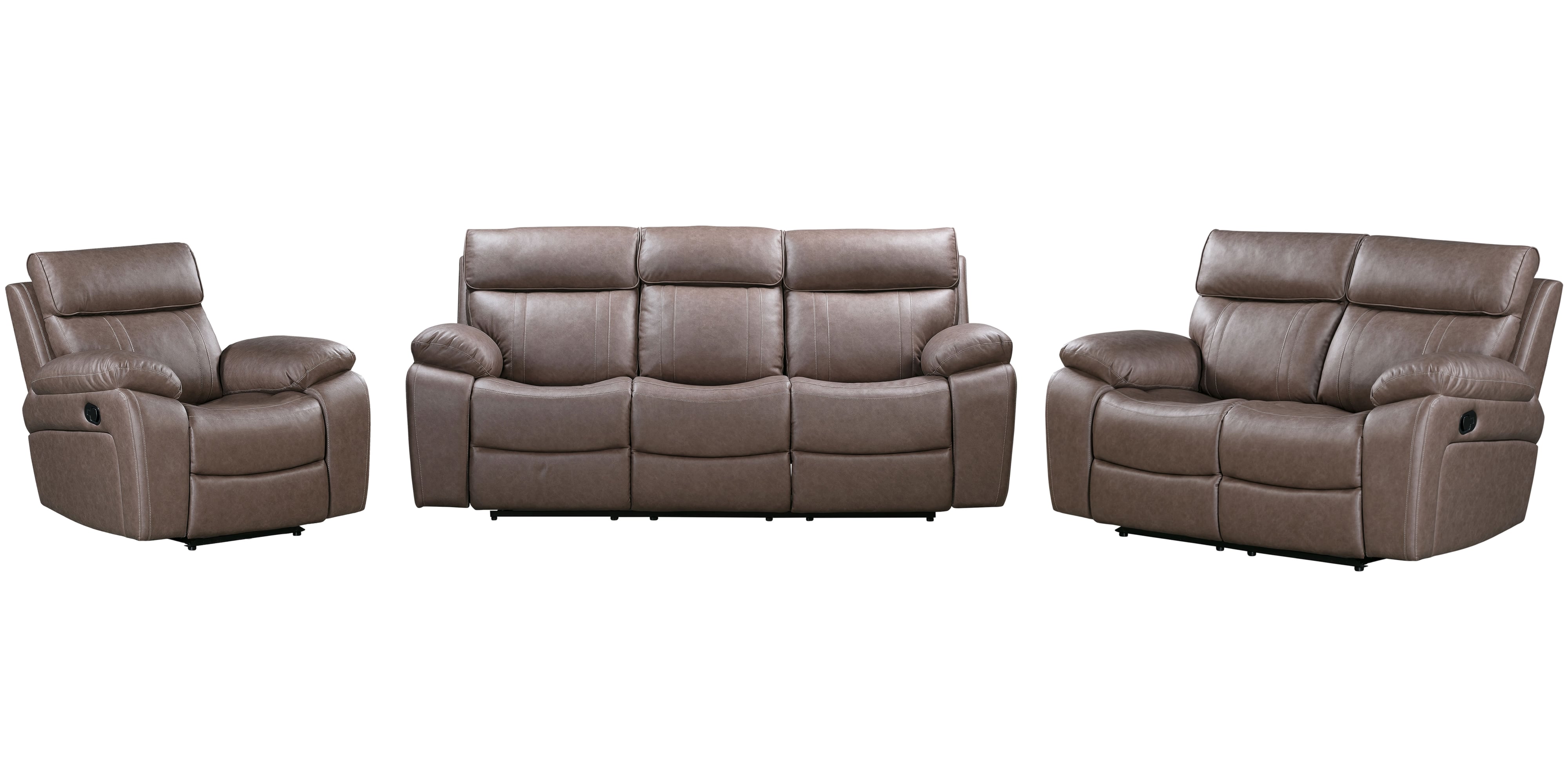 Manual Reclining 3-Piece Living Set