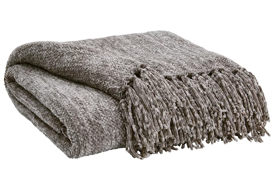Throws Tamish Gray Throw by Signature Design by Ashley at Esprit Decor Home Furnishings