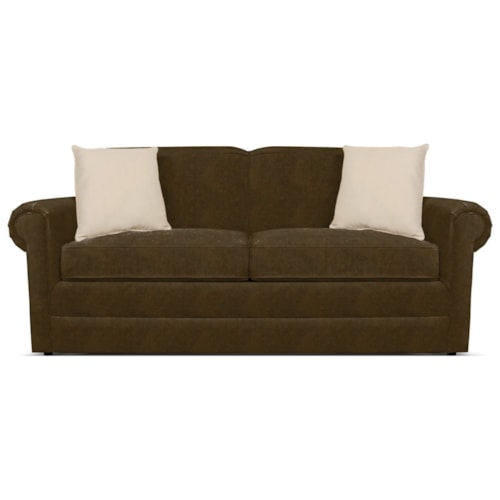 Casual Full Sleeper Loveseat with Innerspring Mattress