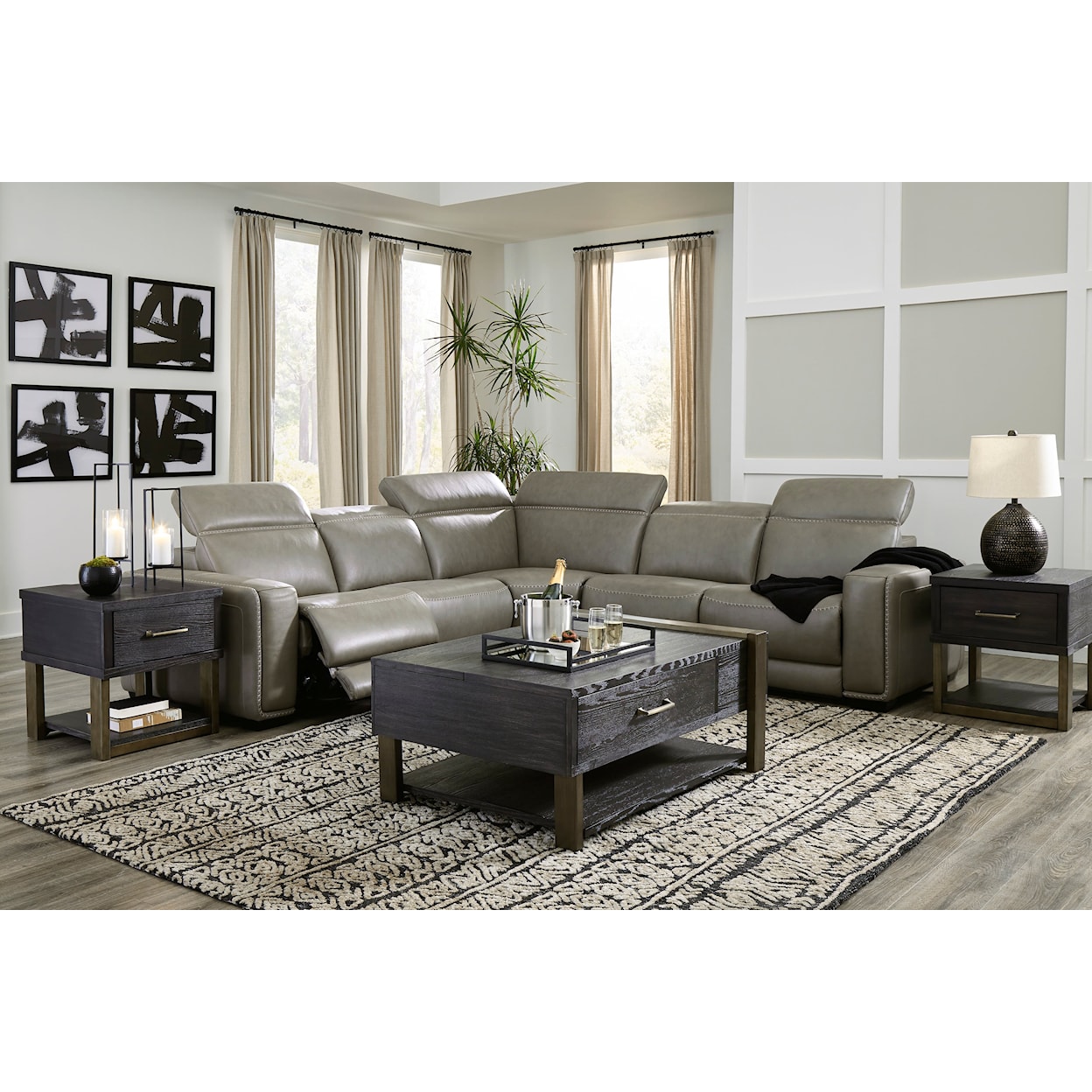 Signature Design by Ashley Correze Power Reclining Sectional