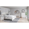 Signature Altyra King Upholstered Bookcase Bed