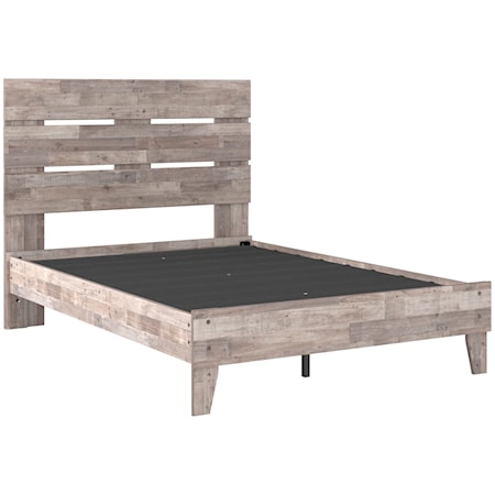 Full Platform Bed with Headboard